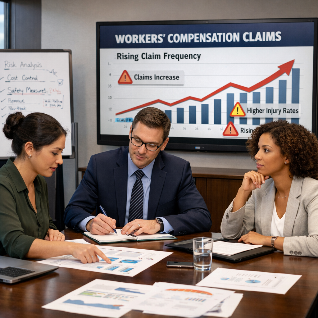 coworkers discussing claims