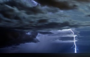 thunder storm coming